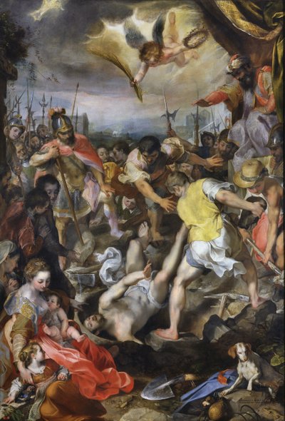 Pyhän Vitaliksen marttyyrikuolema tekijältä Federico Fiori Barocci or Baroccio
