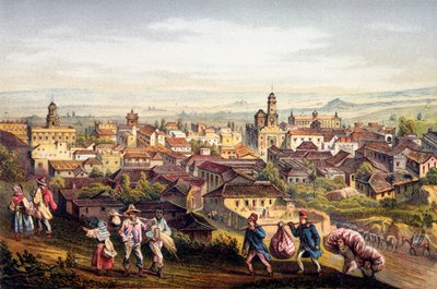 Trinidad, Kuuba, 1840 tekijältä Federico Mialhe