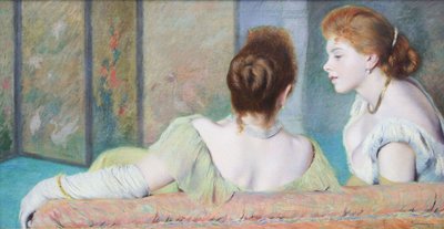 Ranskalainen:  Causerie
Italian: Sul divano tekijältä Federico Zandomeneghi