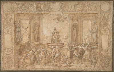 Tutkimus kevään allegoriaan, 1579. tekijältä Federico Zuccaro
