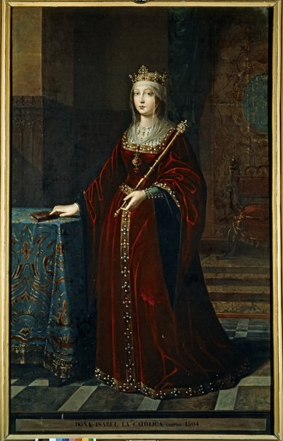 ISABEL I "La Catolica"(1451-1504). tekijältä Federico de Madrazo y Kuntz