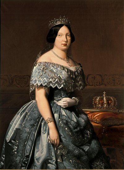 Espanjan kuningatar Isabella II, Federico Madrazon maalaus tekijältä Federico de Madrazo y Kuntz