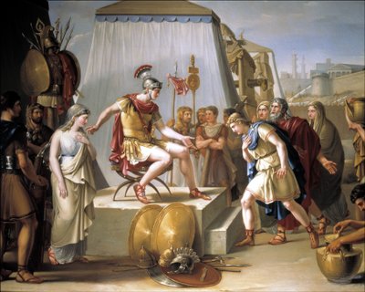 Scipion pidättyväisyys,1800-luku (öljy kankaalle) tekijältä Federico de Madrazo y Kuntz