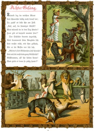 Reynard the Fox tai "Reineke Fuchs" tekijältä Fedor Alexis Flinzer