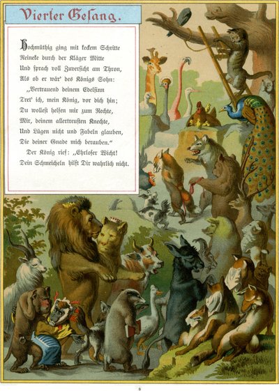 Reynard the Fox tai "Reineke Fuchs" tekijältä Fedor Alexis Flinzer