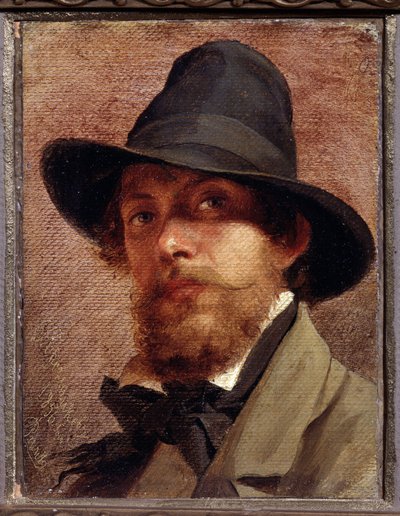""Omakuva"" Feodor Andrejevitš Bronnikovin (1827-1902) maalaus 1856 Valtion V. Tropinin-museo, Moskova tekijältä Fedor Andreevich Bronnikov