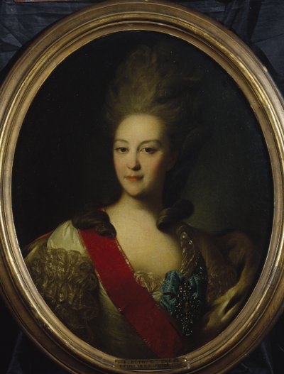 Kilpailija Ekaterina Nikolaevna Orlovan muotokuva 1758-1781, s. 1779 tekijältä Fedor Stepanovich Rokotov