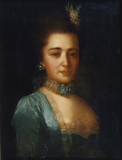 Prinsessa Praskovia Ivanovna Golitsynan muotokuva tekijältä Fedor Stepanovich Rokotov