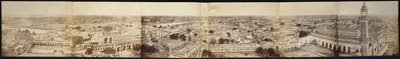 (Panorama of Lucknow, otettu Kaiserbaghin palatsista) tekijältä Felice Beato