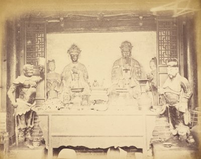Pääkonttori, 1. divisioona, Pehtang, Kiina, 1. elokuuta 1860 tekijältä Felice Beato