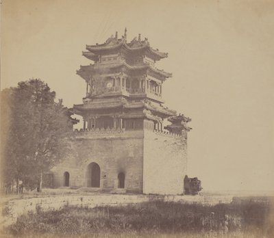 Keisarillinen kesäpalatsi Yuen Min Yuen, Pekin, Ennen palamista, 18. lokakuuta 1860 tekijältä Felice Beato