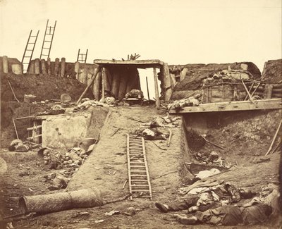 Myrskyn ottama pohjoisen linnoituksen sisustus tekijältä Felice Beato