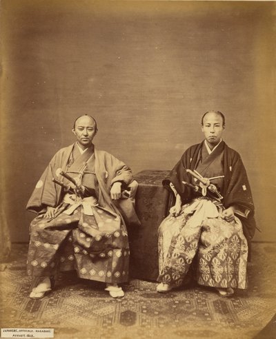 [Japanilaiset viranomaiset, Nagasaki] tekijältä Felice Beato