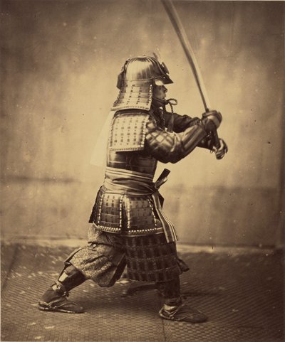[Japanilainen soturi haarniskassa] tekijältä Felice Beato