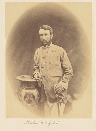Everstiluutnantti Wolsely, V.C. tekijältä Felice Beato