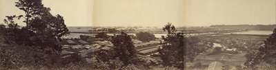 Panorama, Yokohama Governors Hilliltä tekijältä Felice Beato
