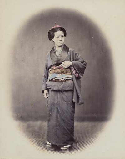 Naisen muotokuva, 1868. tekijältä Felice Beato