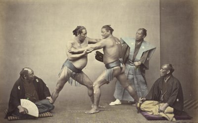 Nion, japanilaisen Herculesin, edustajat tekijältä Felice Beato