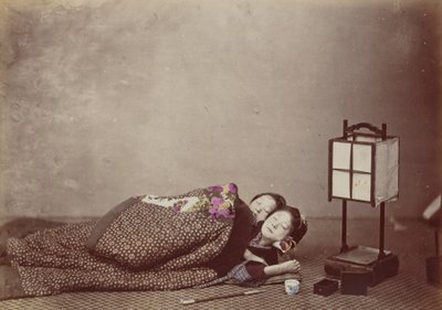 Nukkuva kaunotar, 1868. tekijältä Felice Beato