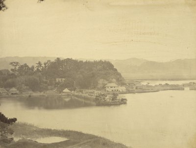 Tea House Kanazawassa, Hirakata Bay Kyuranteista tekijältä Felice Beato