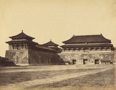 Suuri keisarillinen talvipalatsi, Peking, 29. lokakuuta 1860 tekijältä Felice Beato