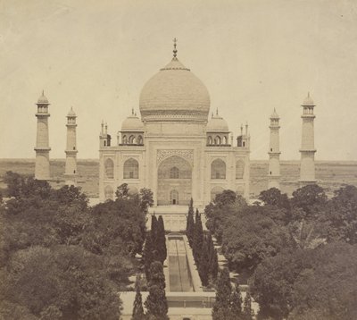 [Taj Mahal sisäänkäynnin portilta] tekijältä Felice Beato