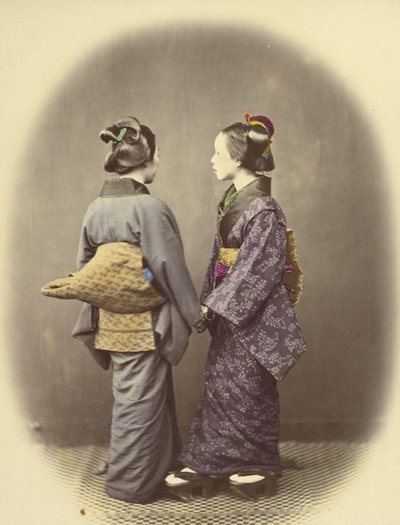 Kaksi japanilaista naista tekijältä Felice Beato