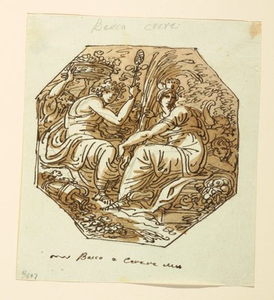Bacchus ja Ceres tekijältä Felice Giani