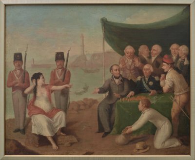 Liguria vuonna 1814 tekijältä Felice Guascone