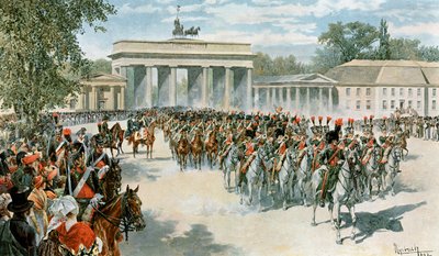 Ranskan armeijan saapuminen Berliiniin tekijältä Felicien baron de Myrbach Rheinfeld