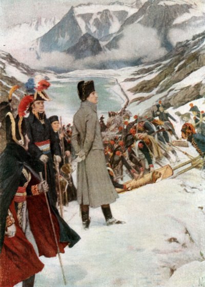 Pyhän Bernardin kulku tekijältä Felicien baron de Myrbach Rheinfeld