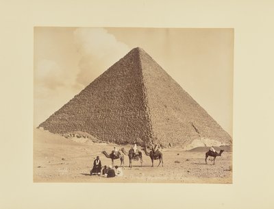 Cheopsin suuri pyramidi tekijältä Félix Bonfils