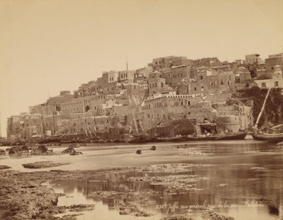 Jaffa, yleinen näkymä mereltä - Palestiina tekijältä Félix Bonfils