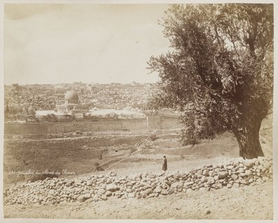 Jerusalem, Öljymäeltä #301 tekijältä Félix Bonfils