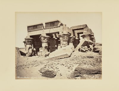 Kom Ombo (Egypti) tekijältä Félix Bonfils
