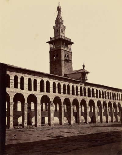 Morsiamen minareetti – Damaskos tekijältä Félix Bonfils