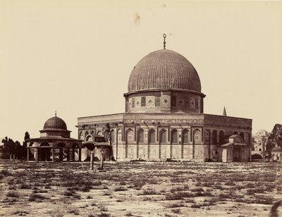 Omarin moskeija ja Daavidin tuomioistuin [Jerusalem] tekijältä Félix Bonfils
