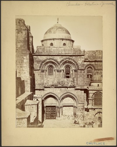Pyhä hauta, Jerusalem tekijältä Félix Bonfils