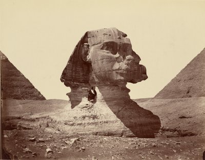 Sfinksi ja pyramidit tekijältä Félix Bonfils