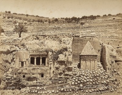 Pyhän Hieronymuksen hauta Palestiinassa tekijältä Félix Bonfils