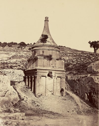 Absalomin hauta - Jerusalem tekijältä Félix Bonfils