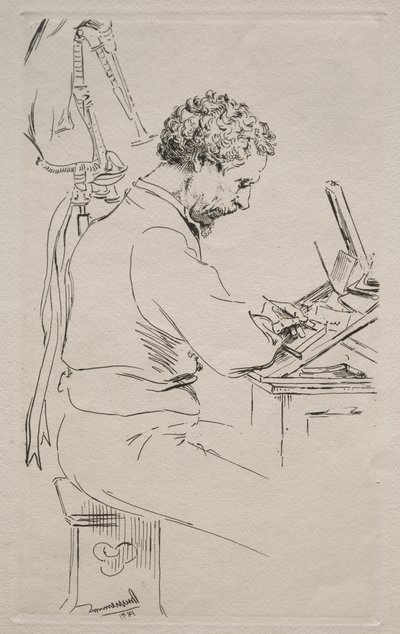 Charles Kean tekijältä Felix Bracquemond