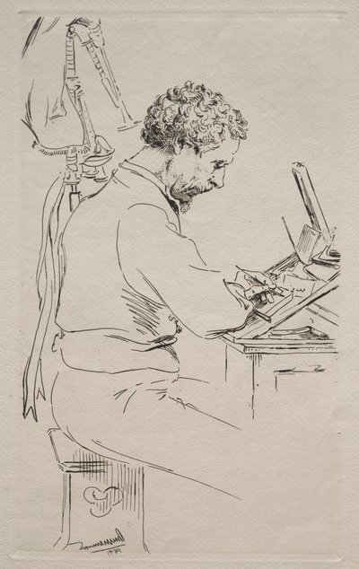 Charles Kean, 1871. tekijältä Felix Bracquemond