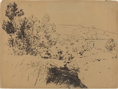 Rannikkomaisema tekijältä Felix Bracquemond