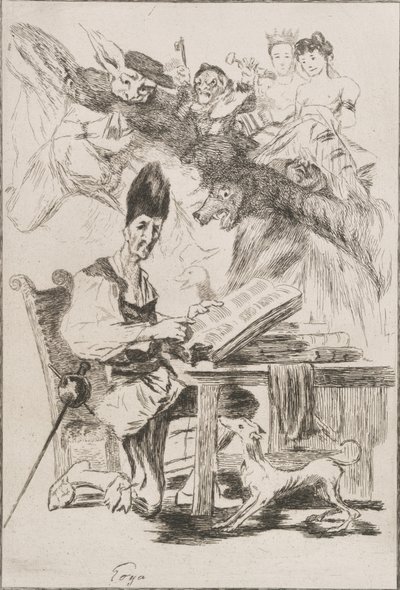 Don Quijote, 1860 tekijältä Felix Bracquemond