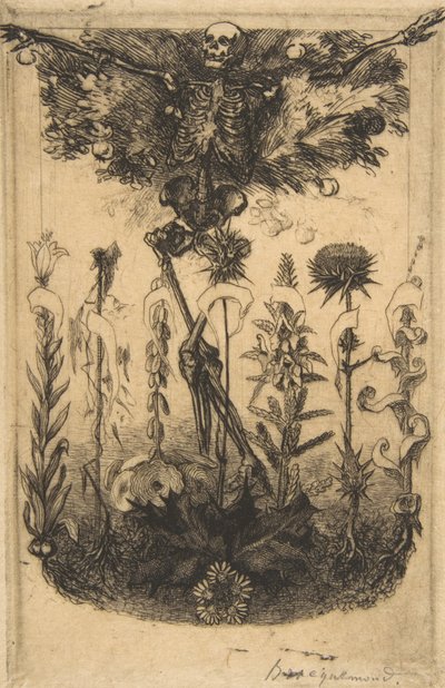 Etukappale elokuvalle The Flowers of Evil, 1857. tekijältä Felix Bracquemond