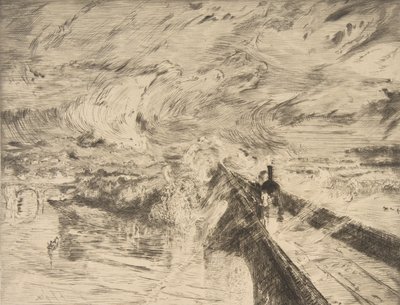 Veturi, 1873. tekijältä Felix Bracquemond