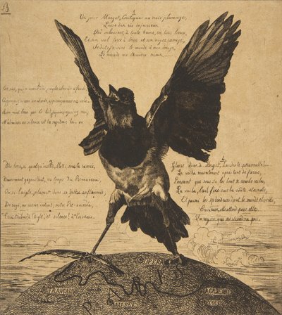 Margot kriitikko, 1854. tekijältä Felix Bracquemond