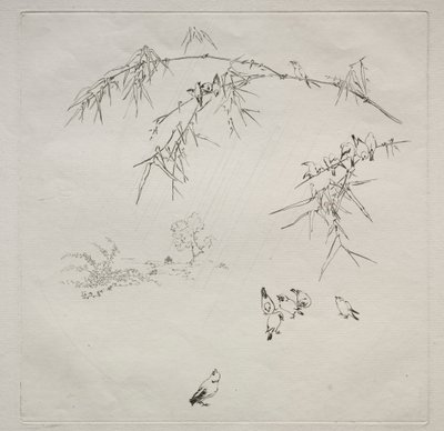 Pariisin palvelu (Haviland-palvelu): Sade (nro 10) tekijältä Felix Bracquemond