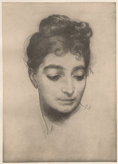 Muotokuva, 1899. tekijältä Felix Bracquemond